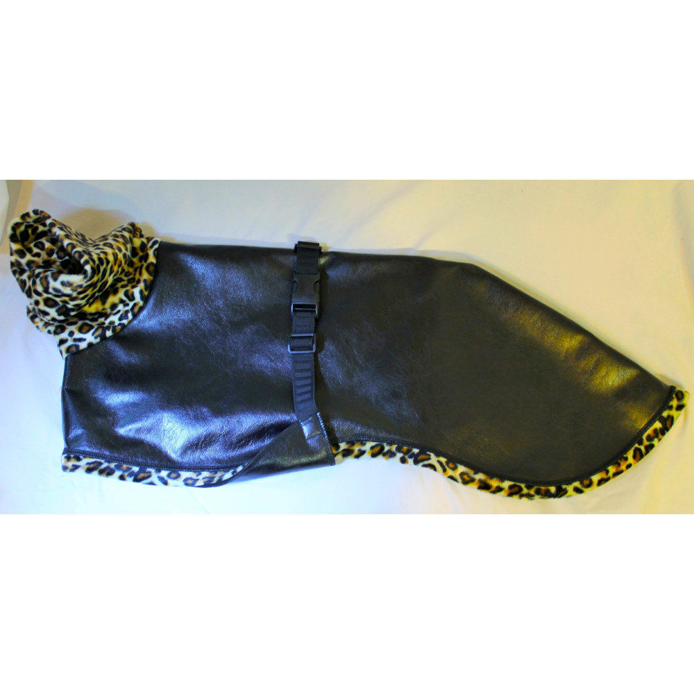 Pleather Whippet Coat