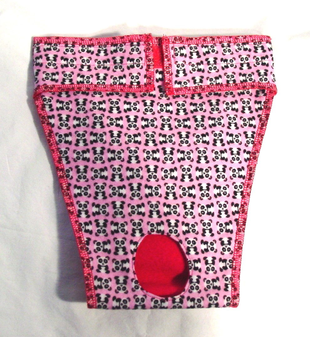 EP6030 Pandas on Pink Bitches Britches for Whippets