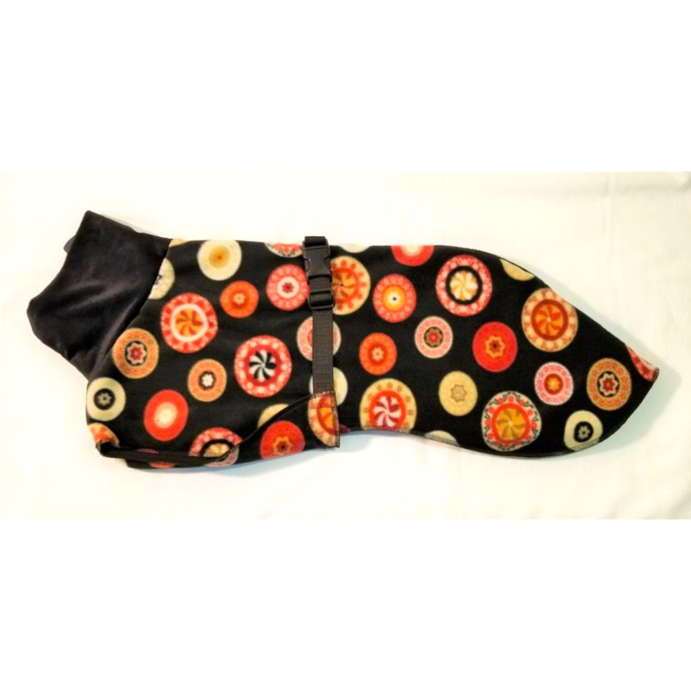 FC3263-at1000 Fleece Whippet Coat